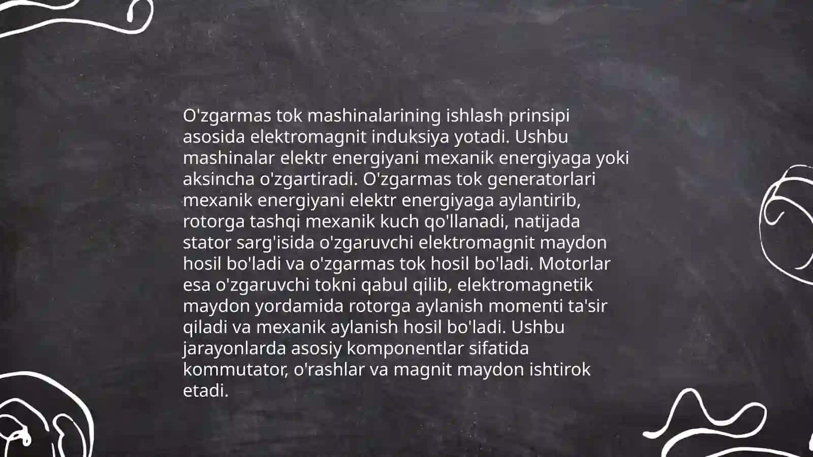 O'zgarmas tok elektr mashinalari 4