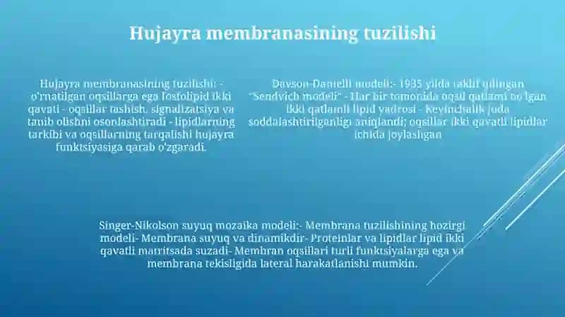 Membrana Ion Nazariyasi 4