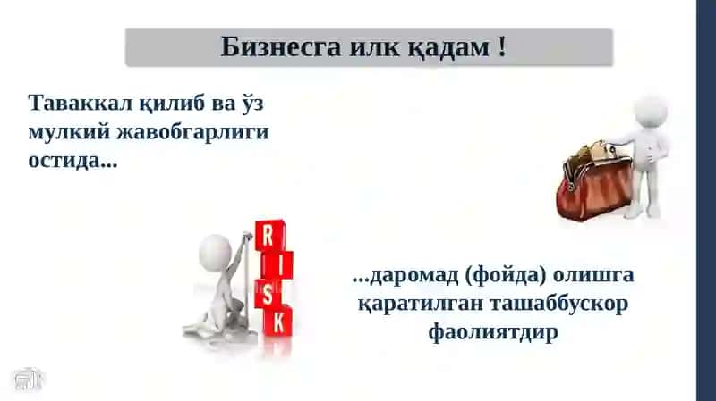 Бизнес сари илкқадам 4
