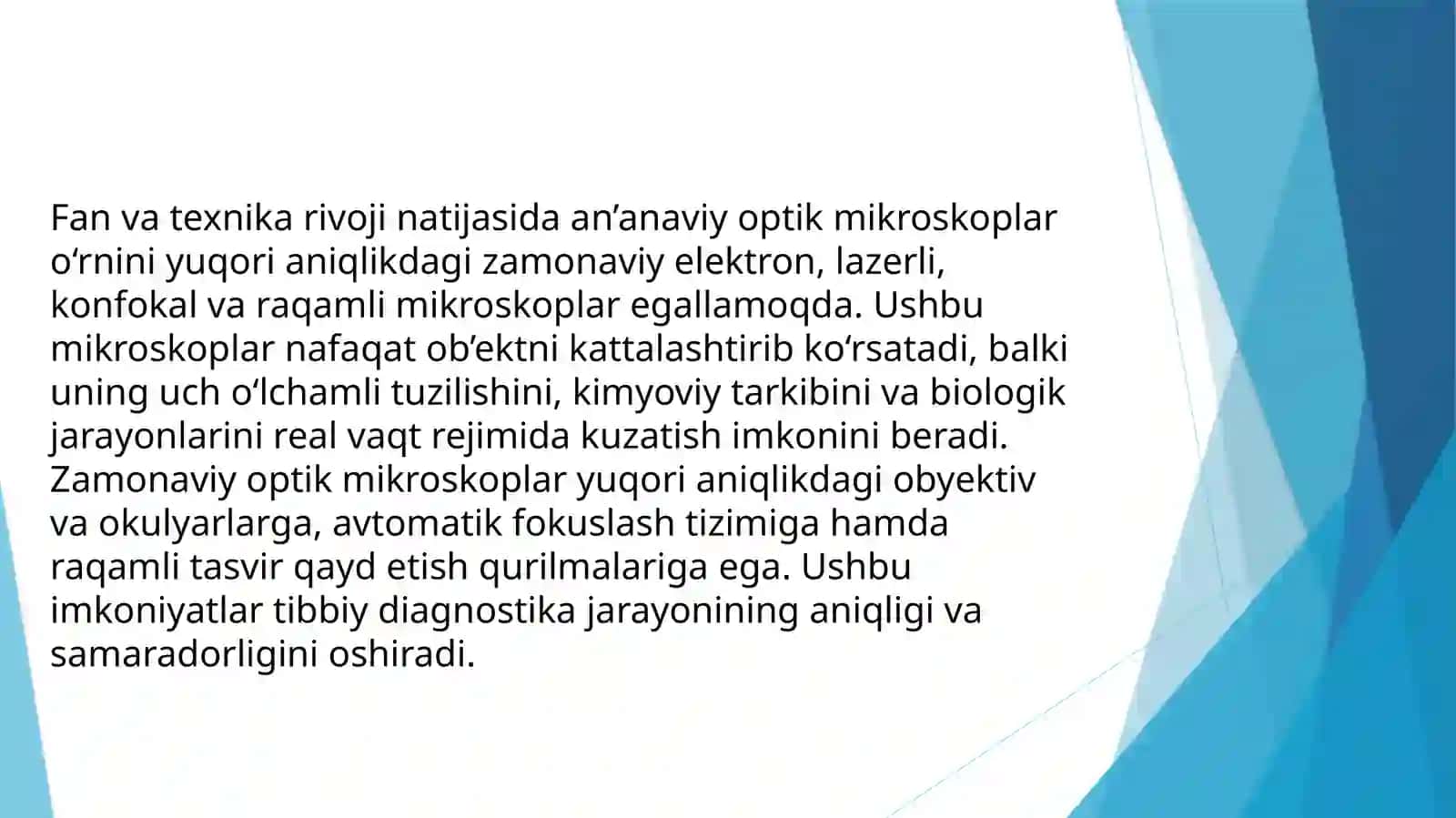 TIBBIYOTDAGI ZAMONAVIY MIKROSKOPLAR 4