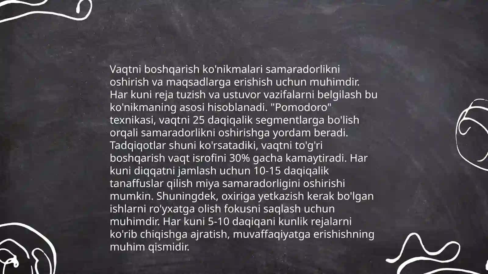 Shaxsning malaka va odatlari 4