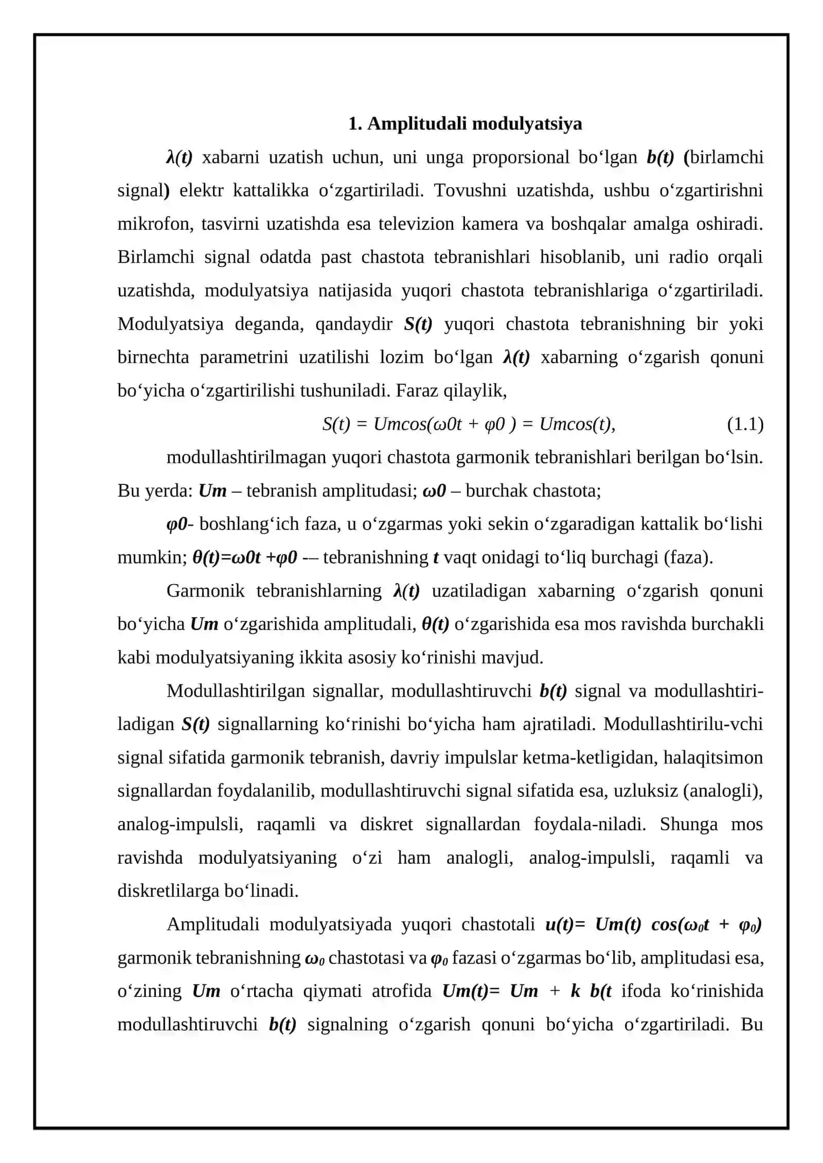 Amplitudali va chastota modulyatsiyaning taqqoslanishi 4