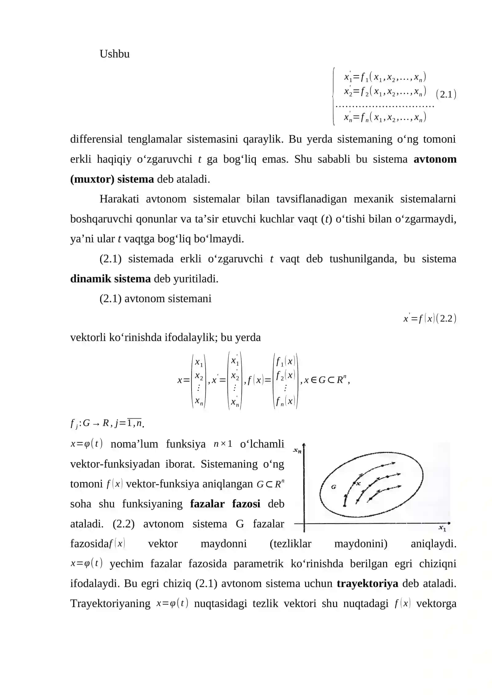 Avtonom tenglama va muxtor sistema yechish usuli 4