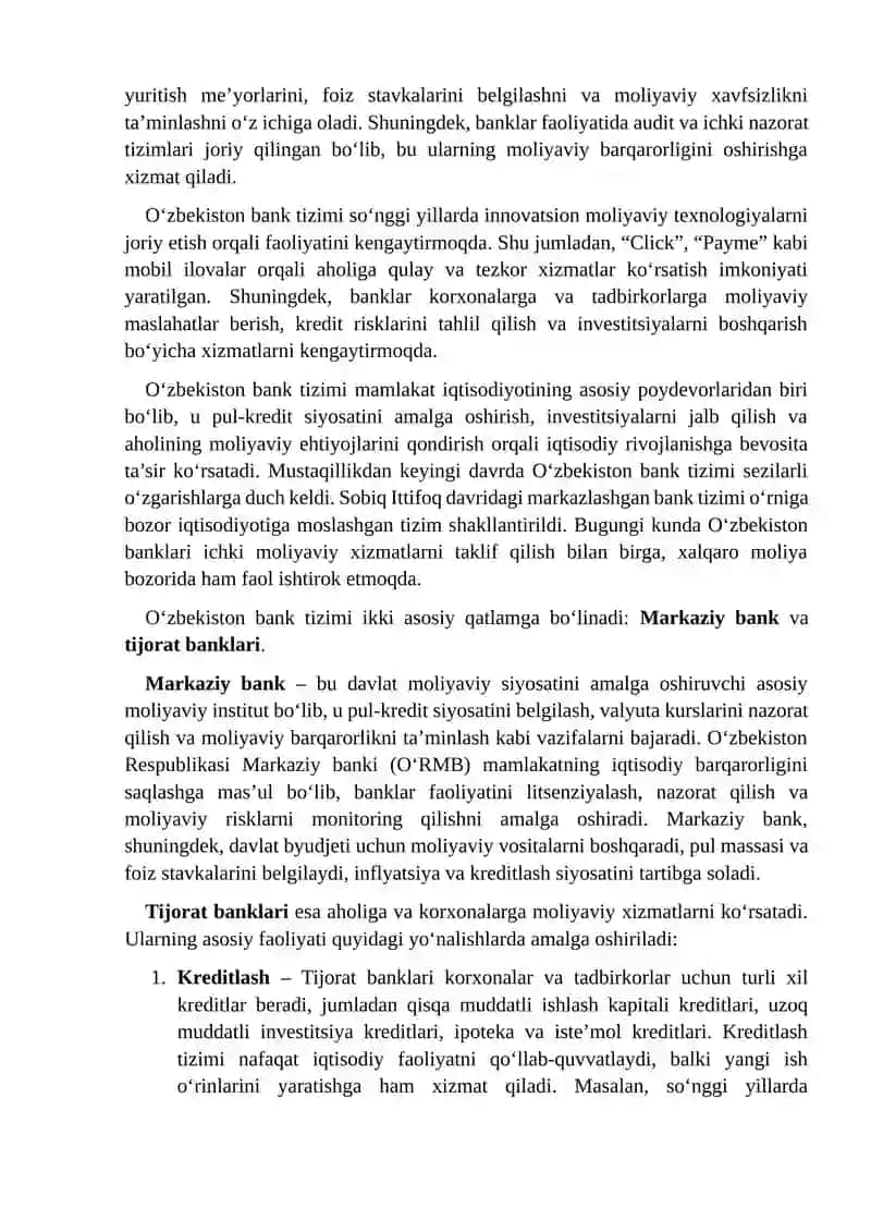 O'zbekiston va Angliya banklari tafovutlari 4