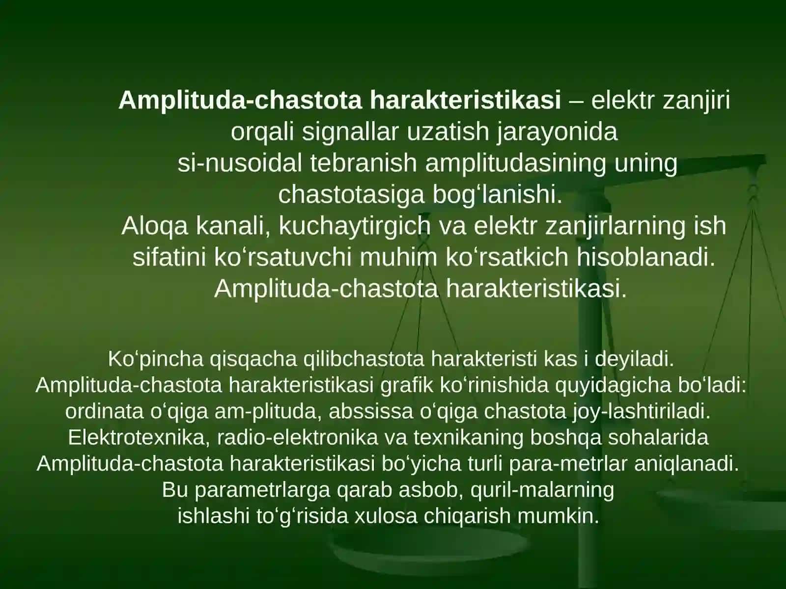 SIGNALLAR AMPLITUDASI 4