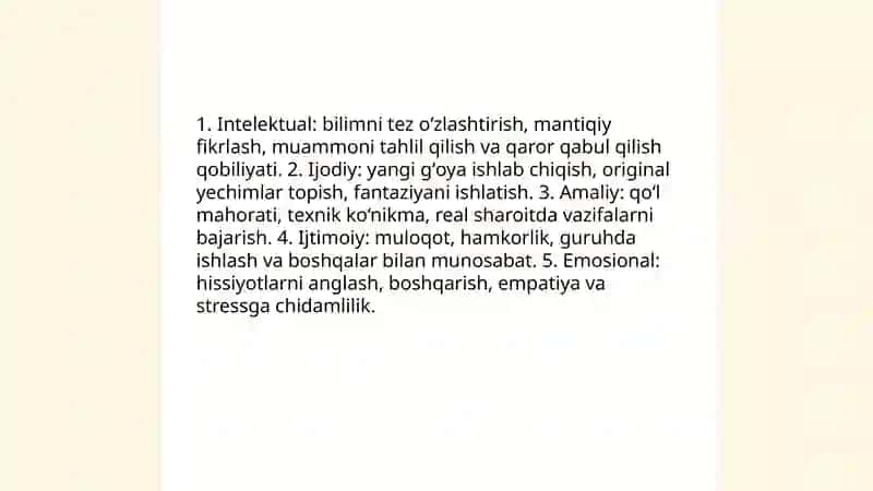 Qobiliyat 4