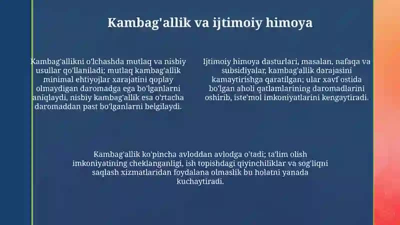 Daromad va Xarajatlarning Asosiy Masalalari 4