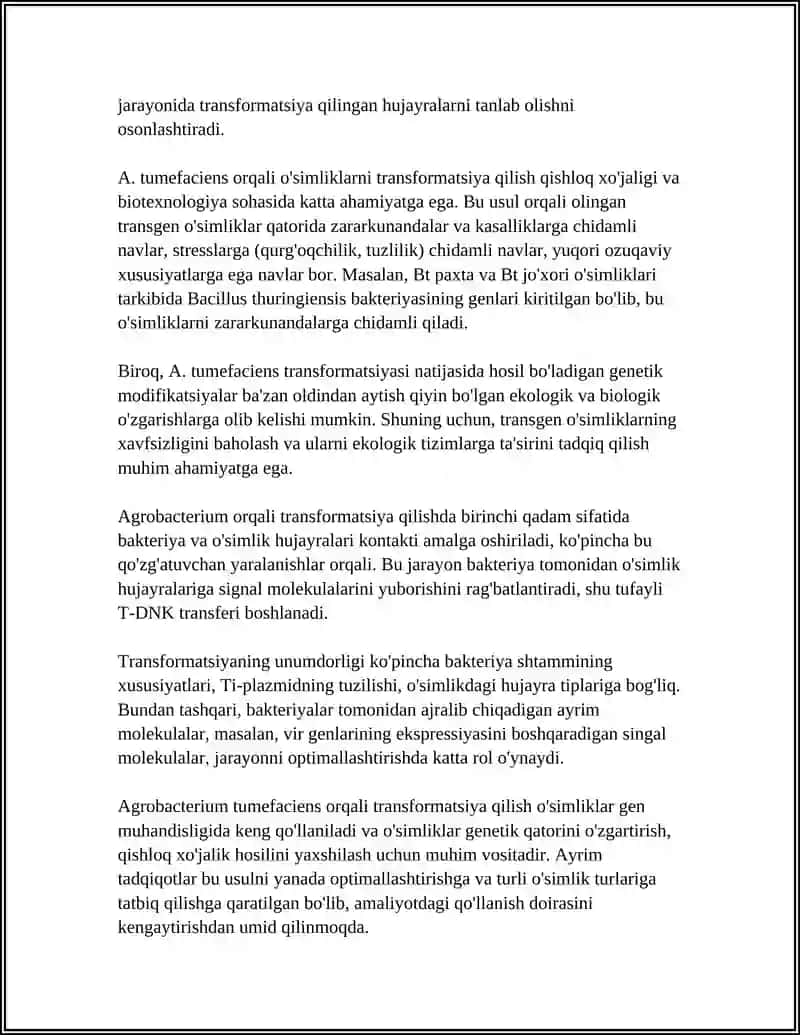 O‘SIMLIKLARDA GENLARNI KO'CHIRISH USULLARI 4