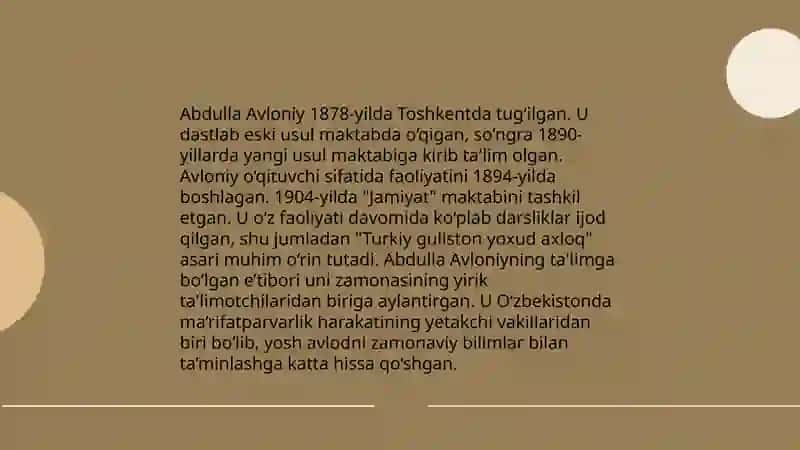Abdulla Avloniyning 4