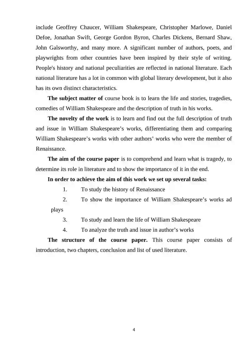 THE DESCRIPTION OF TRUTH AND ISSUE IN SHAKESPEAR’S HISTORIES 4