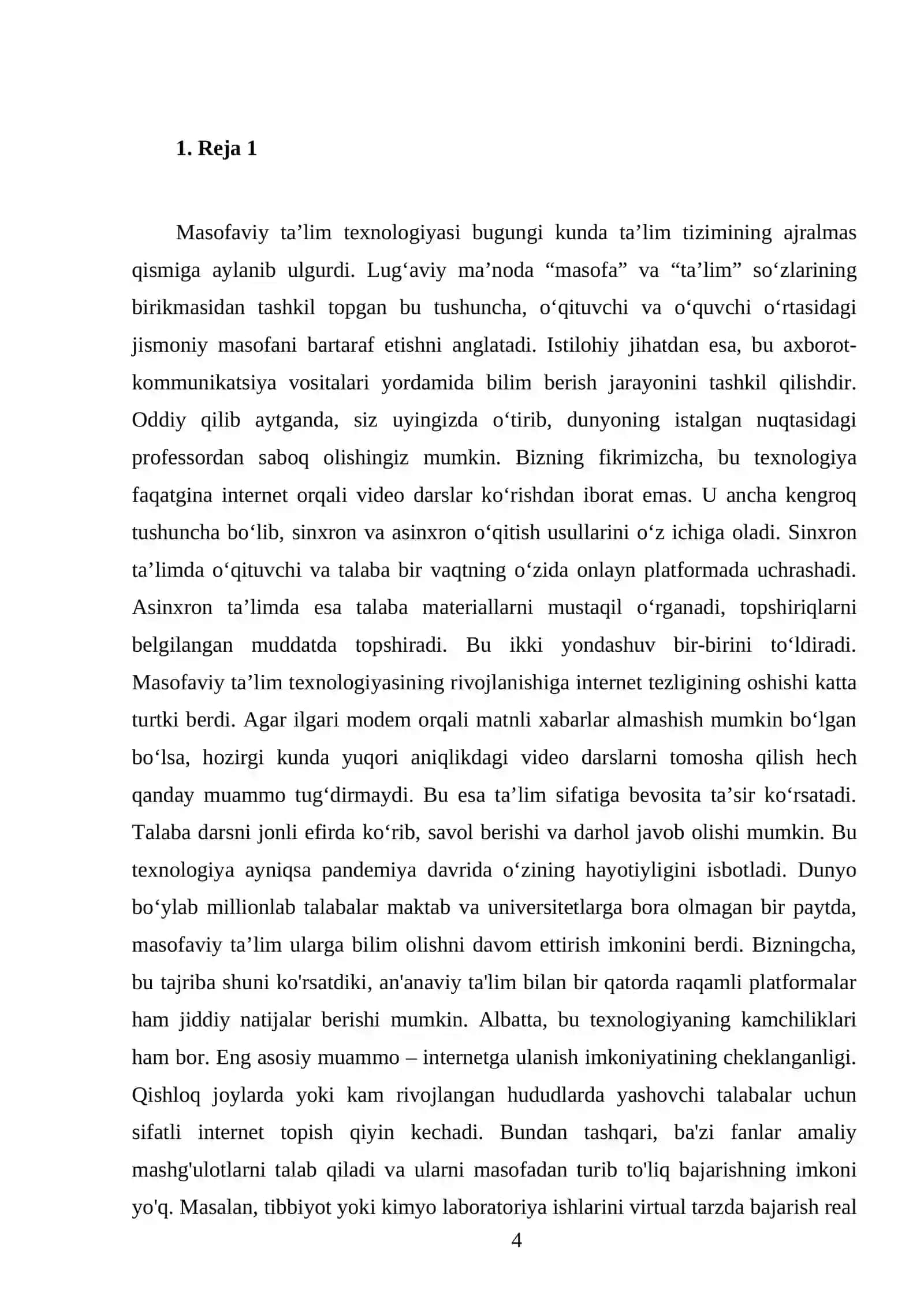 Masofaviy ta’lim texnologiyasi 4
