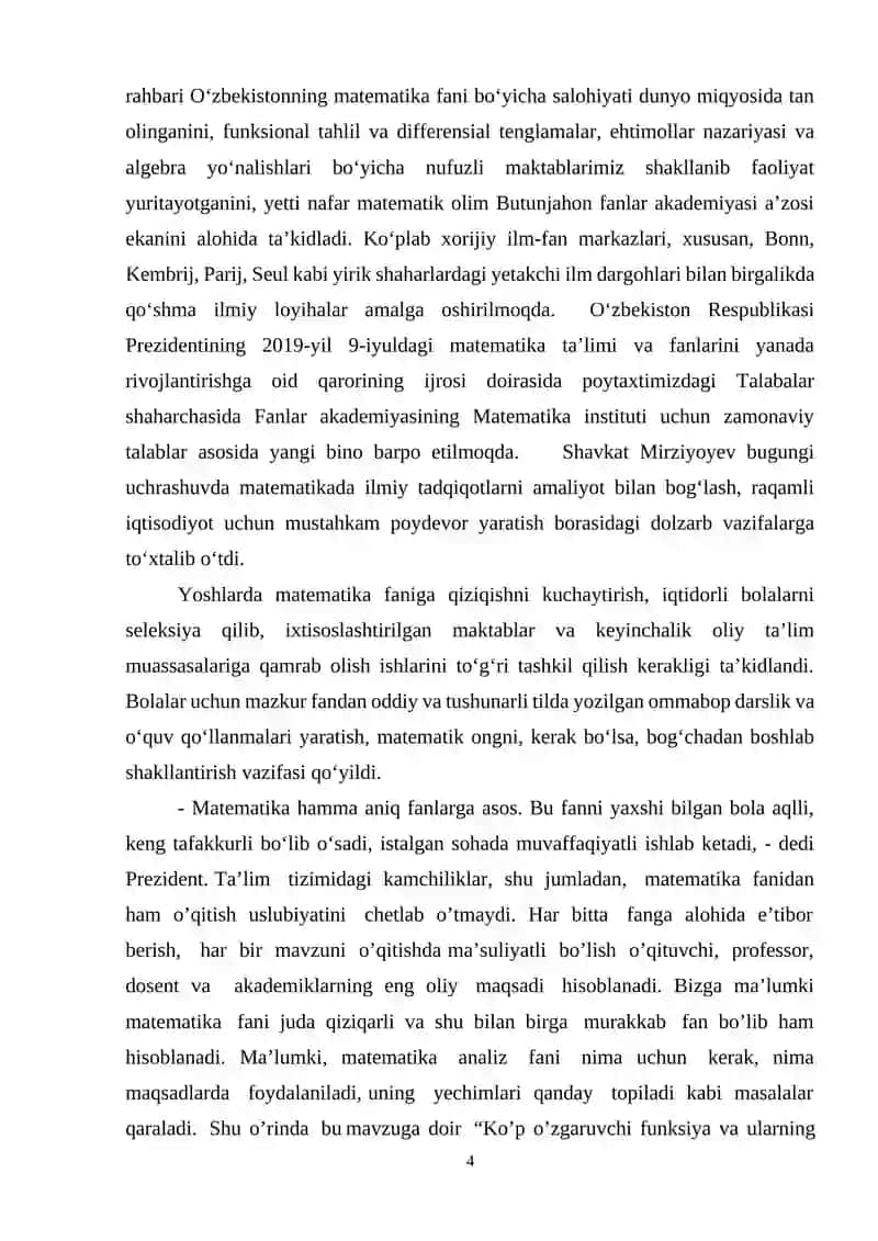 O’lchovli funksiyalar va ular ustida amallar 4