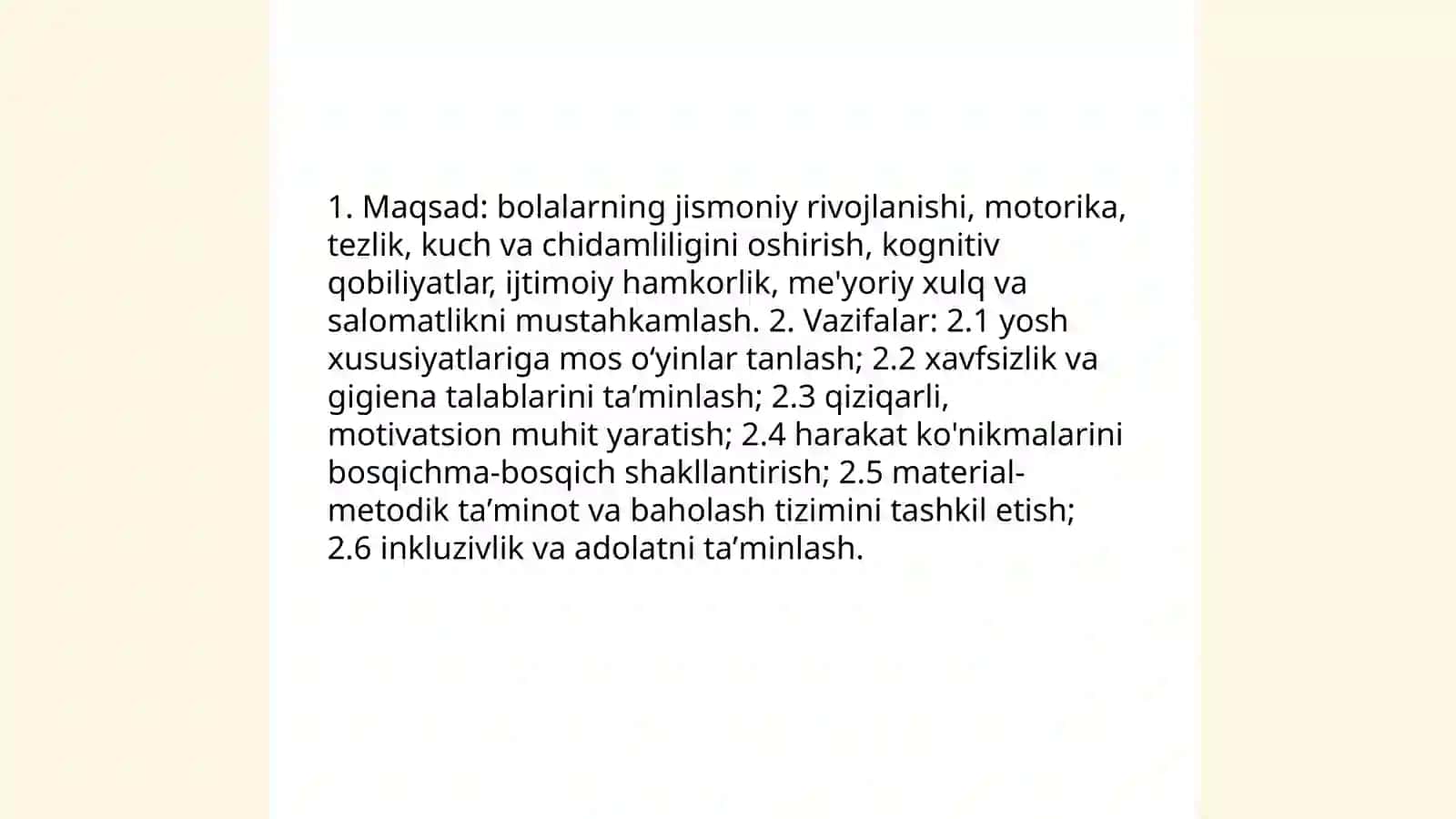 Mazmunli harakatli oʻyinlarni tashkil etish va oʻtkazish metodikasi 4