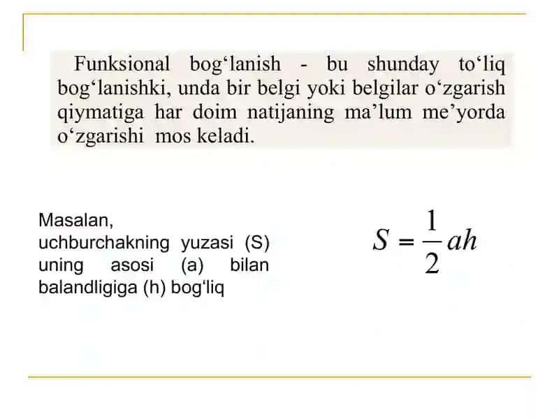 Regression va korrelyatsion tahlil 4