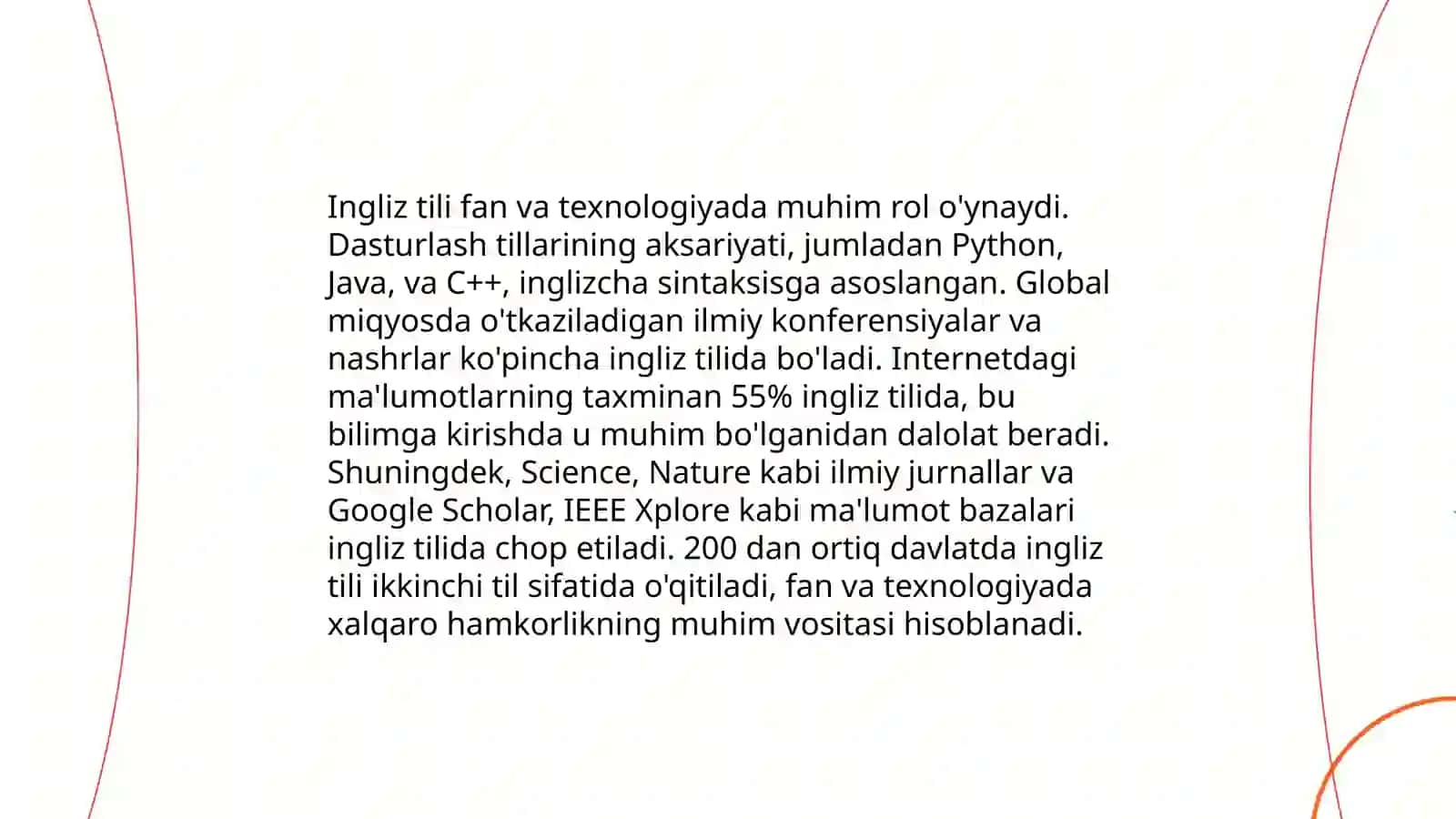 Ingliz tili va uning ahamiyati 4