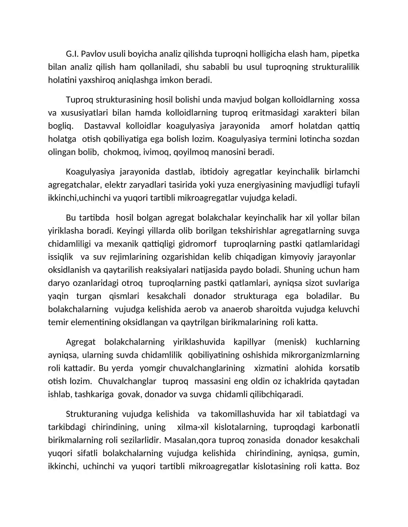 Tuproq strukturasi va uning ahamiyati 4