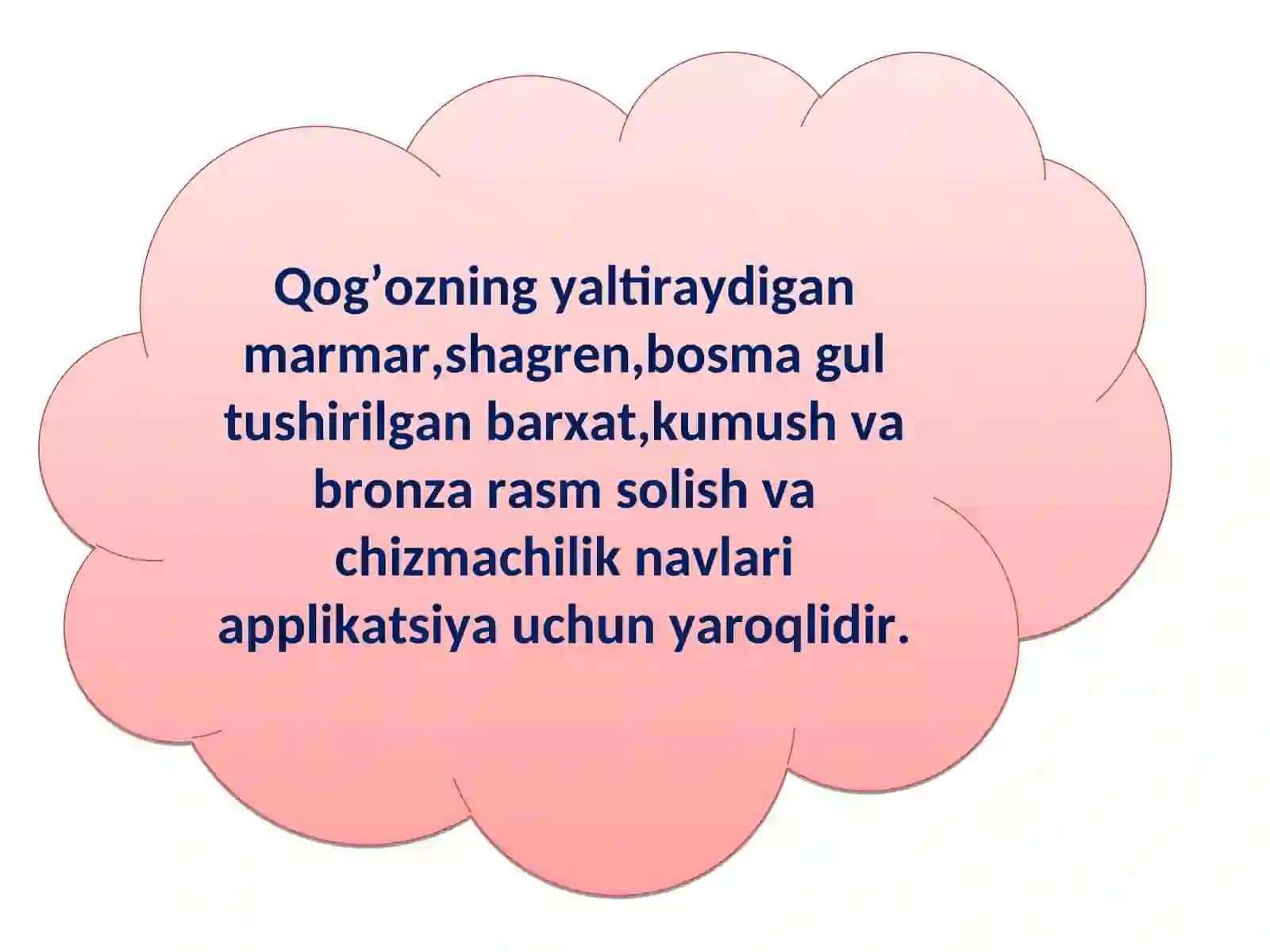 Applikatsiya ishlarini bajarish va uning turlari 4