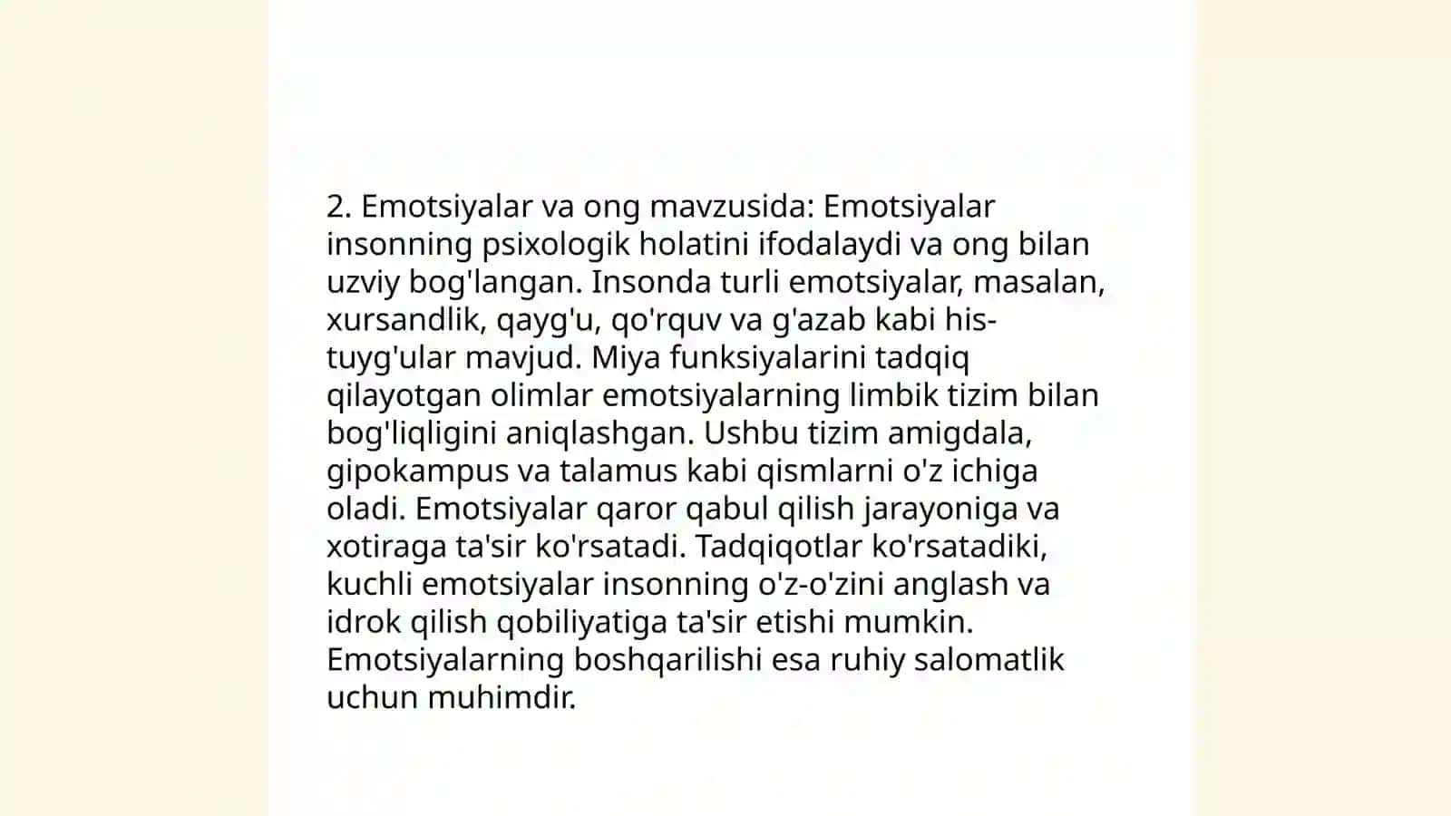 Emotsiya psixologiyasining nazariy yondashuvi 4