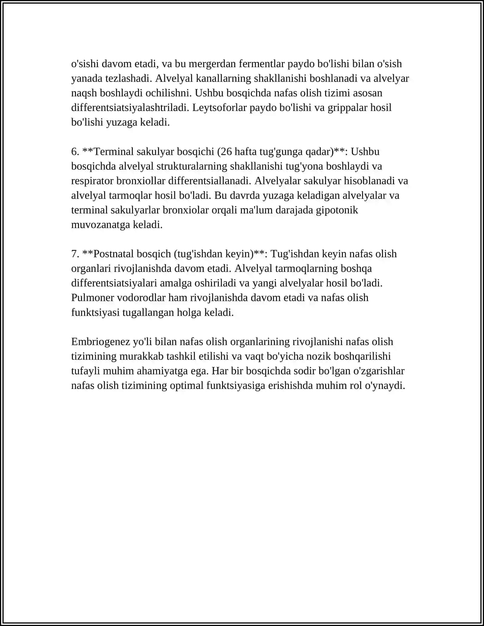NAFAS OLISH OʻRGANLARI TARAQQIYOTI 4