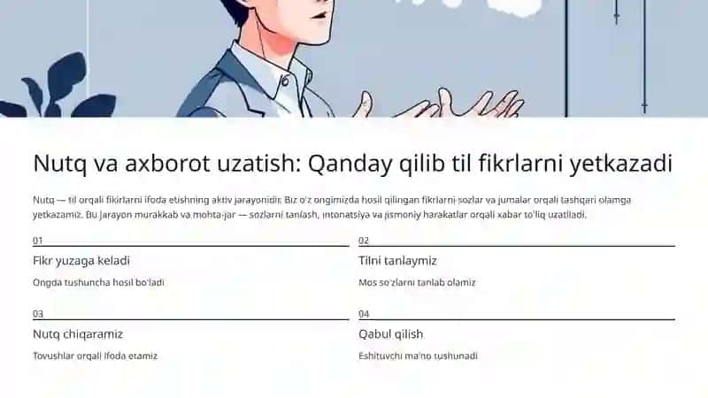 Tilning axborot to’plash va uzatish funksiyasi 4