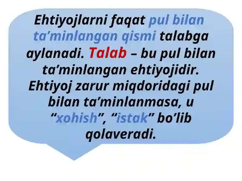 TALAB VA TAKLIF NAZARIYASI 4