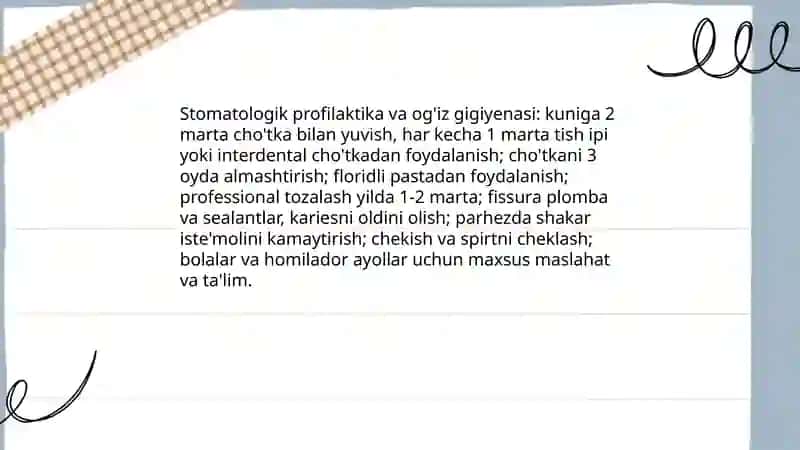 STOMATOLOGIK YORDAM KO'RSATISH 4