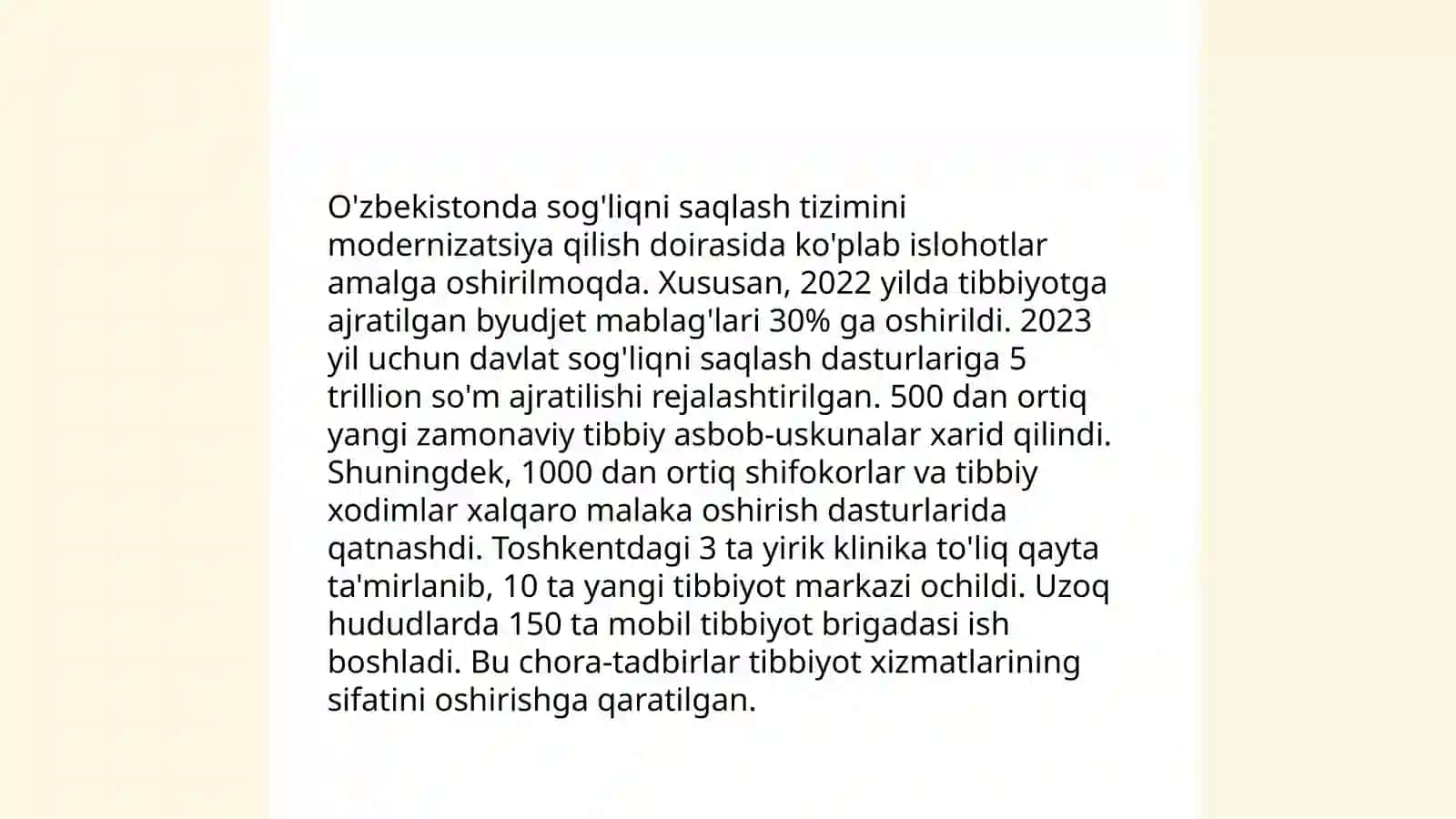 Ta'lim sohasidagi islohotlar 4