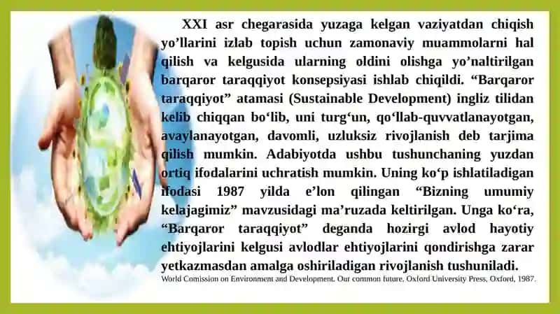 Kelajakdagi ekologik muammolar 4