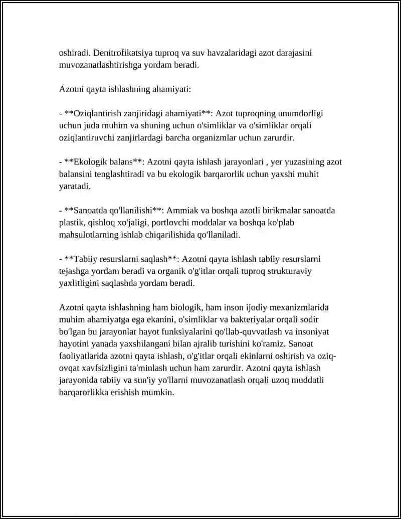 AZOTNI QAYTA ISHLASH 4