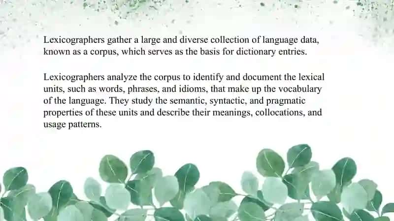 Lexicography as a science 4