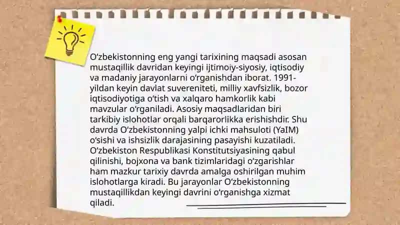 O‘zbekistonning eng yangi tarixi 4