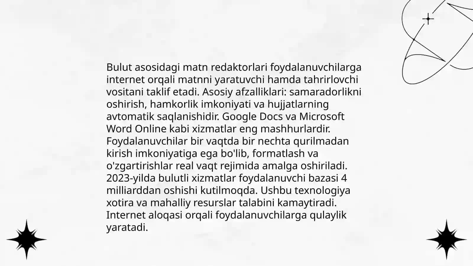 Zamonaviy matn redaktorlari 4