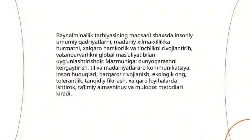 Vatanparvarlik va baynalminallik tarbiyasi 4