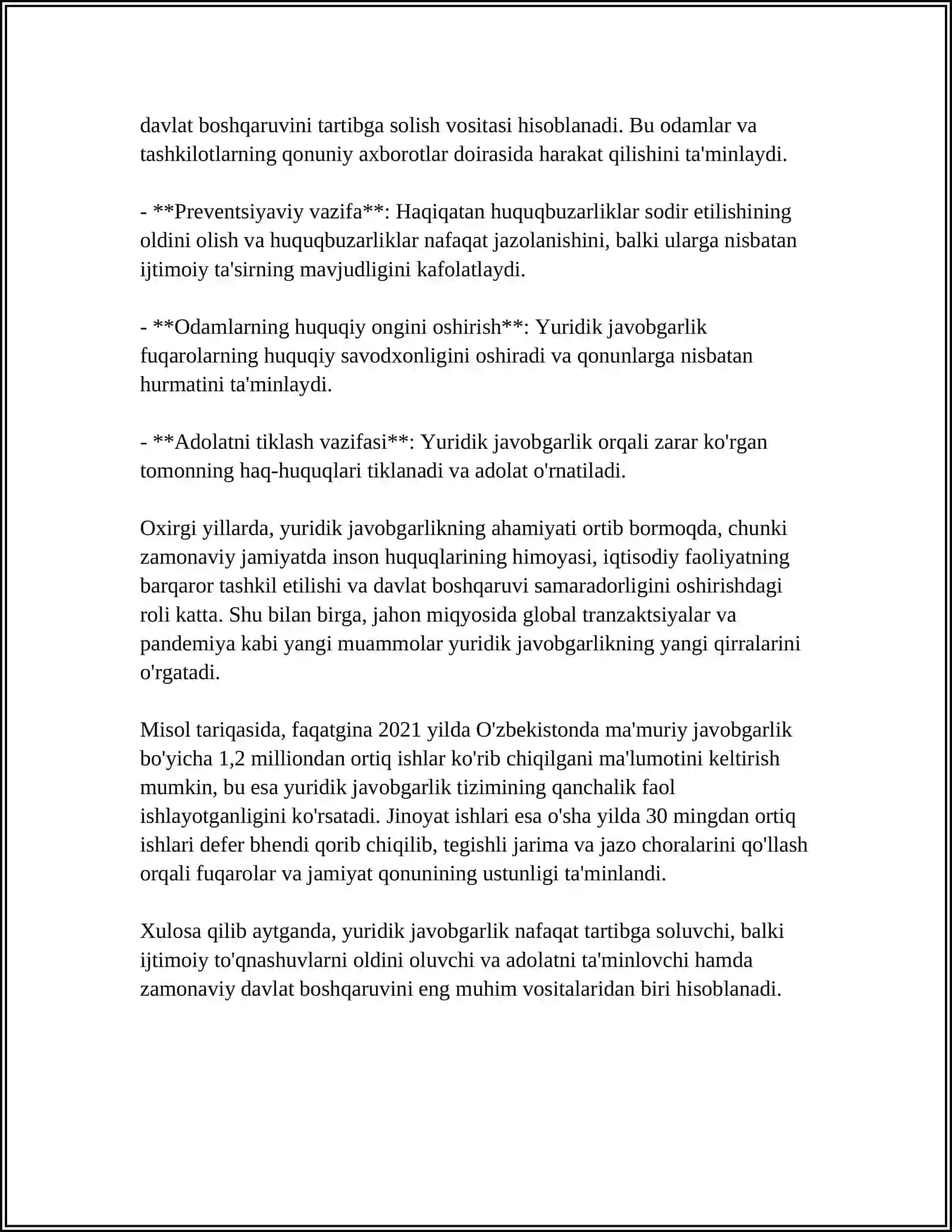 YURIDIK JAVOBGARLIK VA ULARNING TURLARI 4
