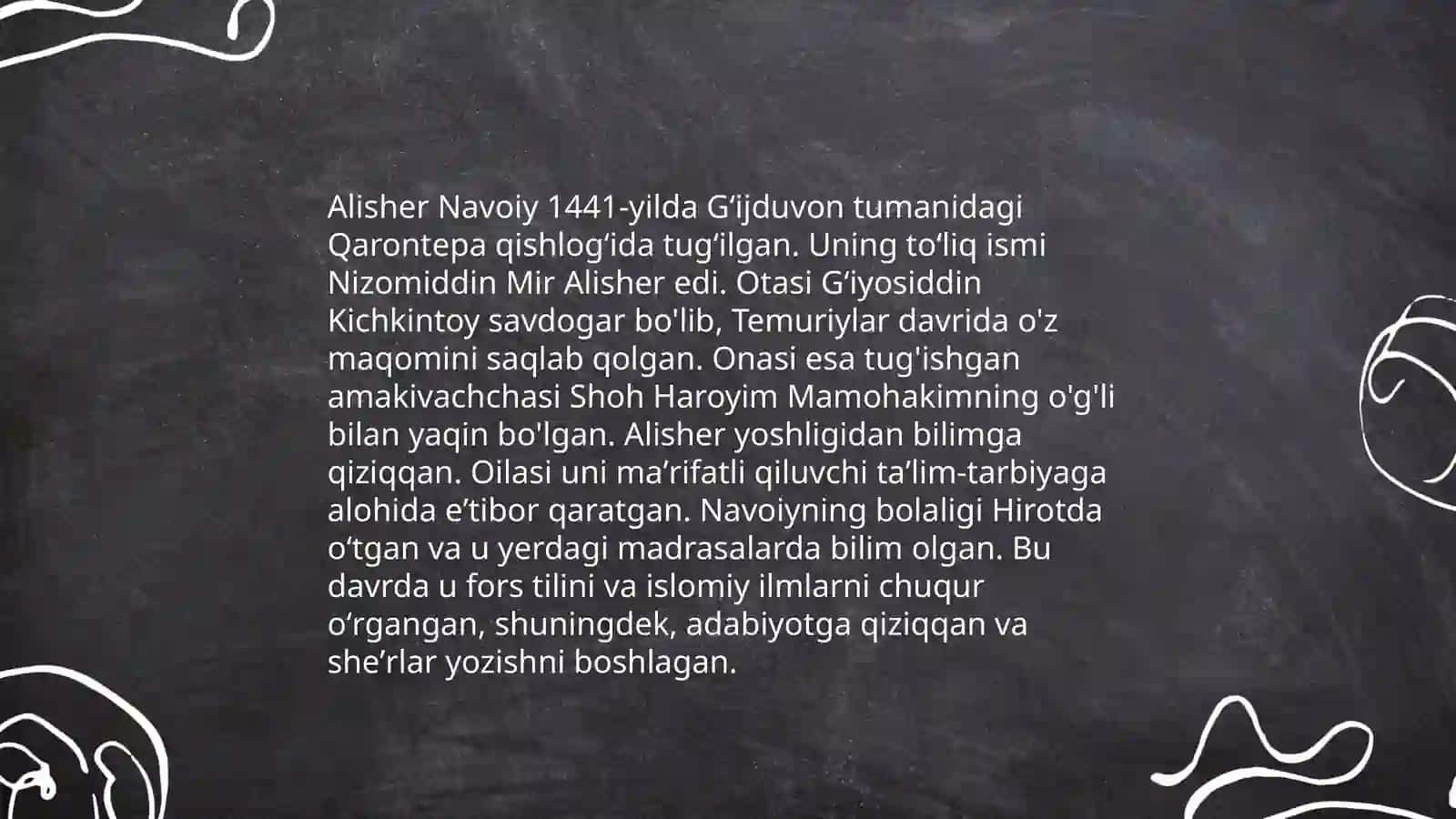 Alisher Navoiy hayoti va ijodi 4