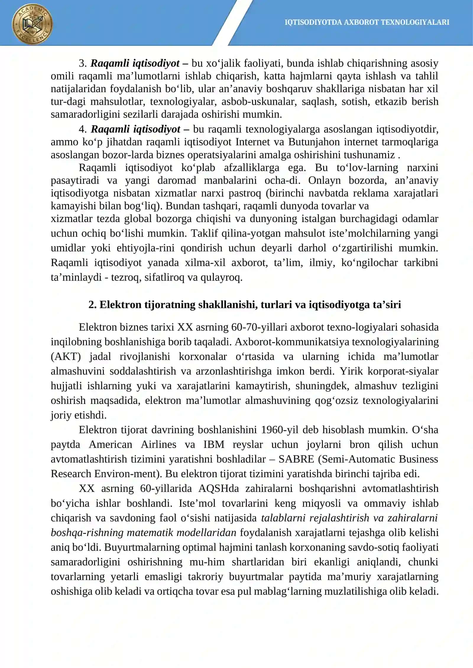 Raqamli iqtisodiyot va elektron tijorat 4