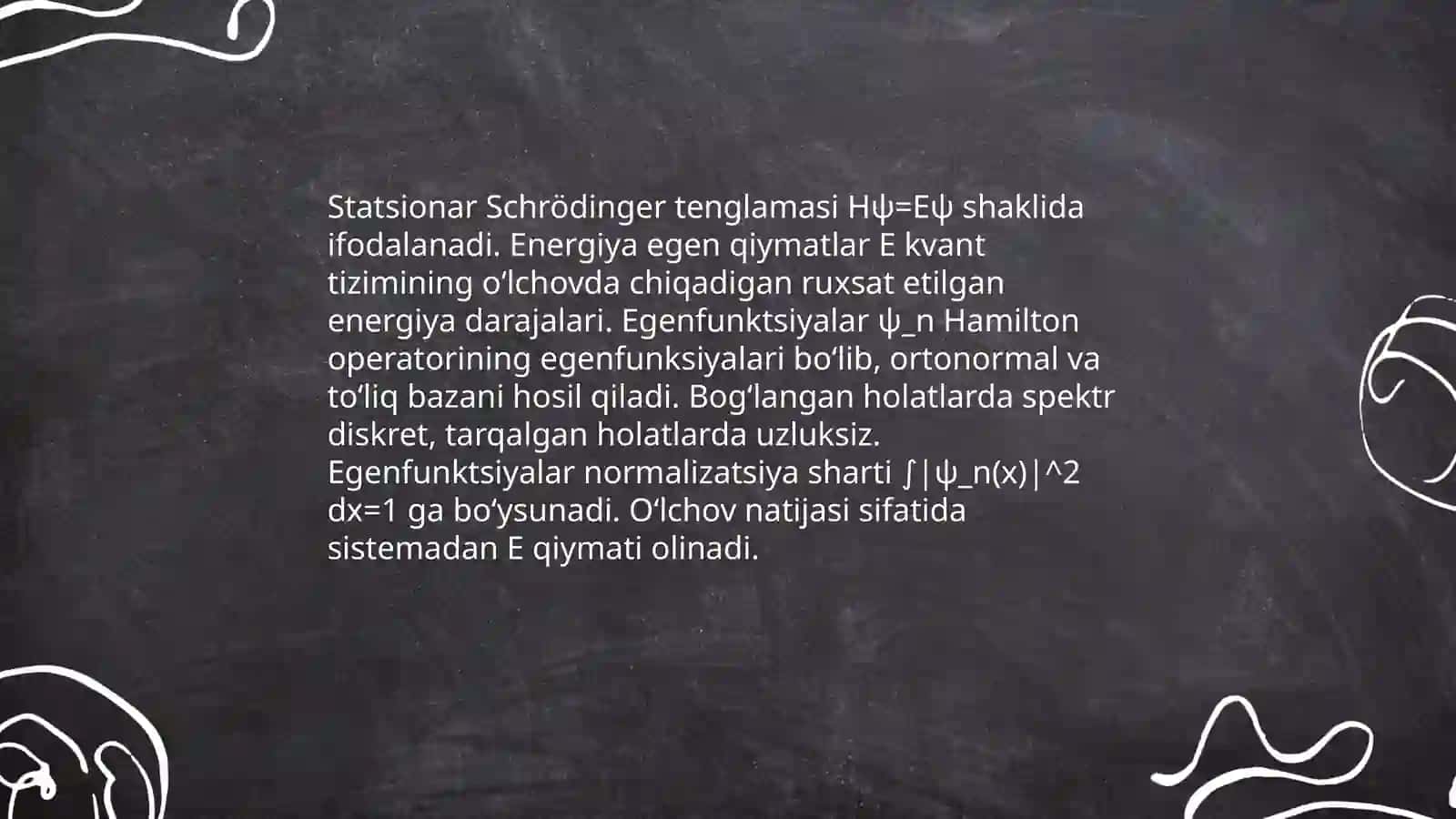 statsionar Shredinger tenglamasi 4