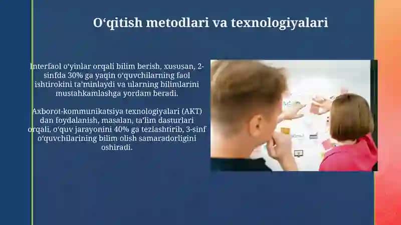 Boshlang‘ich sinf o‘quvchilarining bilim ko‘nikma malakalarini shakllantirish 4
