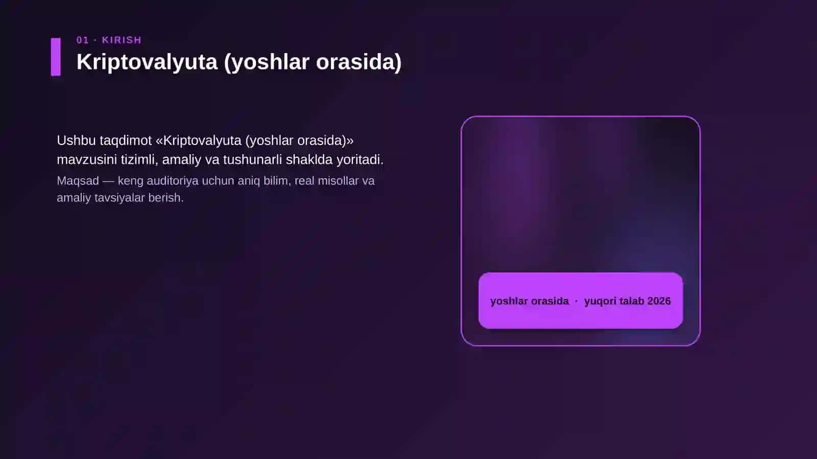 Kriptovalyuta (yoshlar orasida) 4