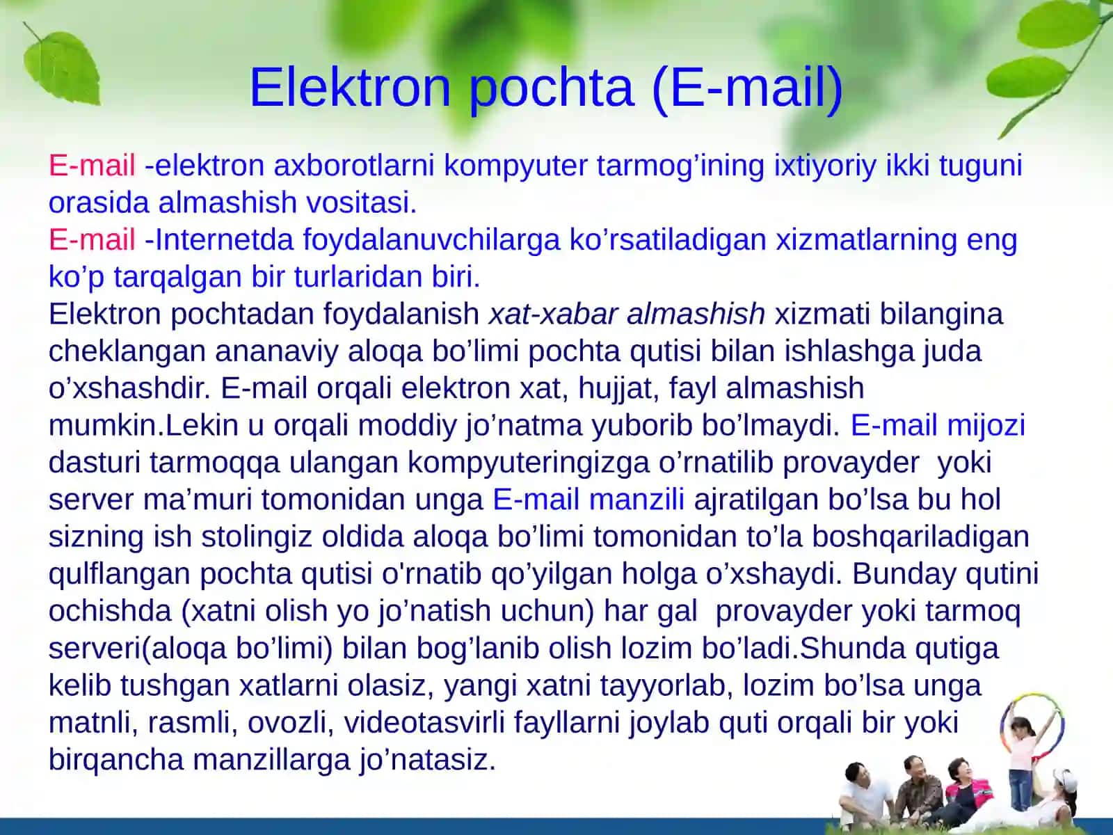 Elektron Pochta(E-mail)vawwwxizmati 4