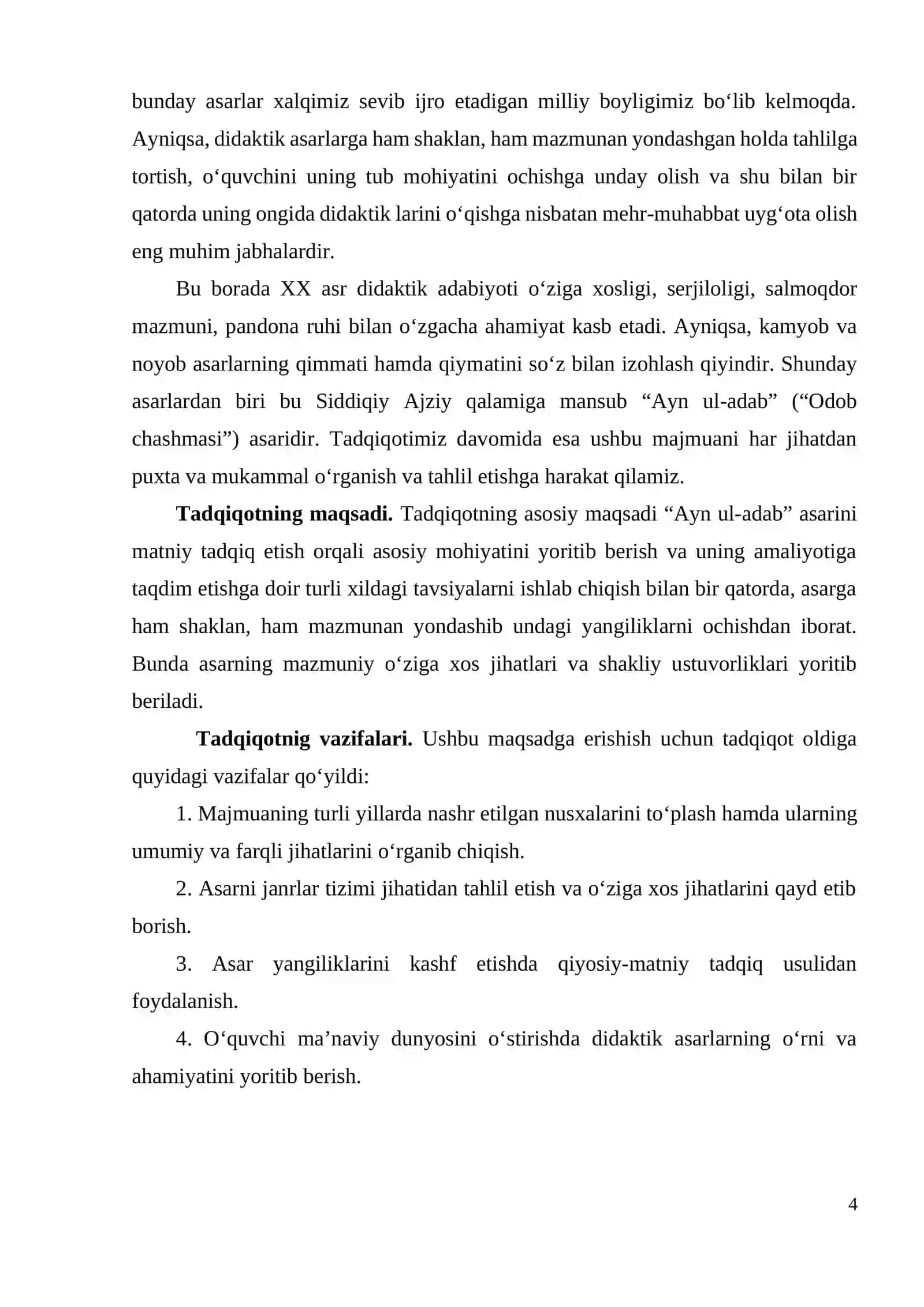 "AYN UL-ADAB” MAJMUASINING MATNIY TADQIQI 4