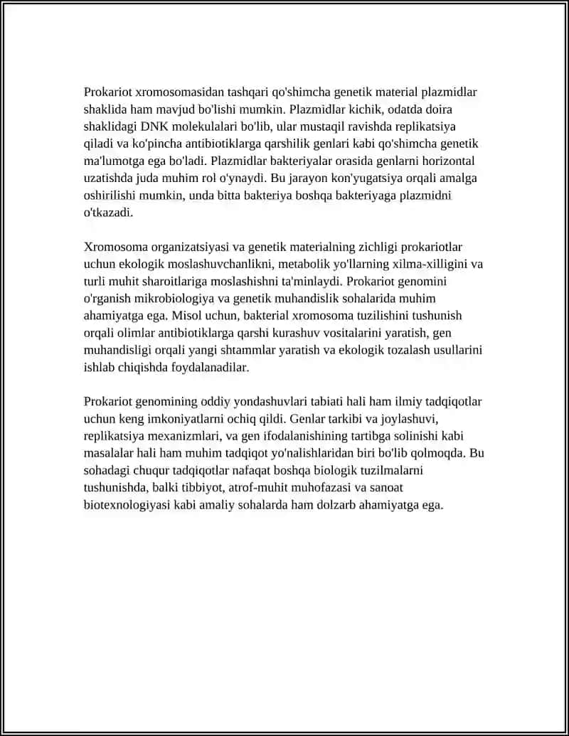 PROKARIOT VA EUKARIOT GENOM TUZILISHI 4