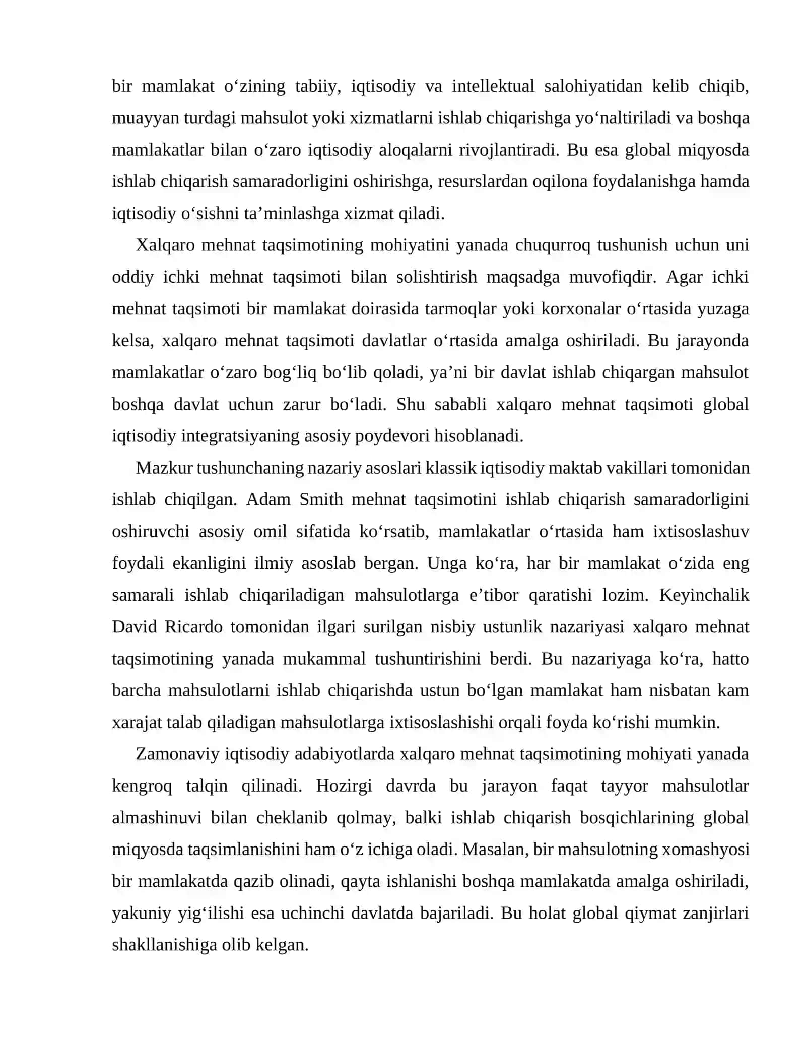 Xalqaro mehnat taqsimoti 4