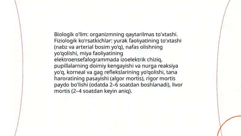 O'lim haqida tushunchalar 4