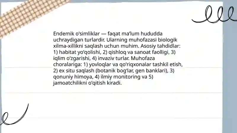 Oʻsimliklar xilma-xilligi va turlari 4