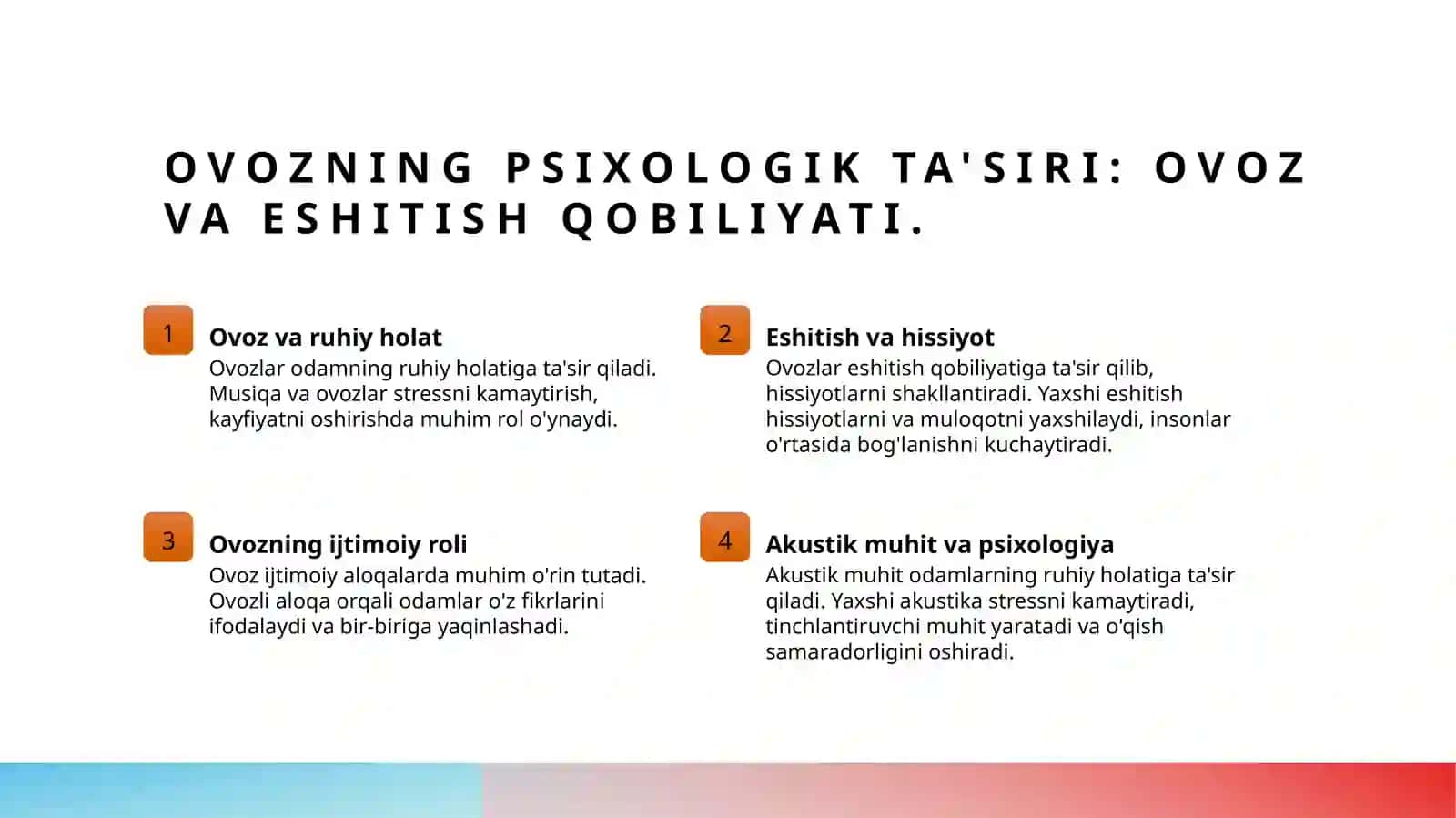 Ovoz va uning turlari 4