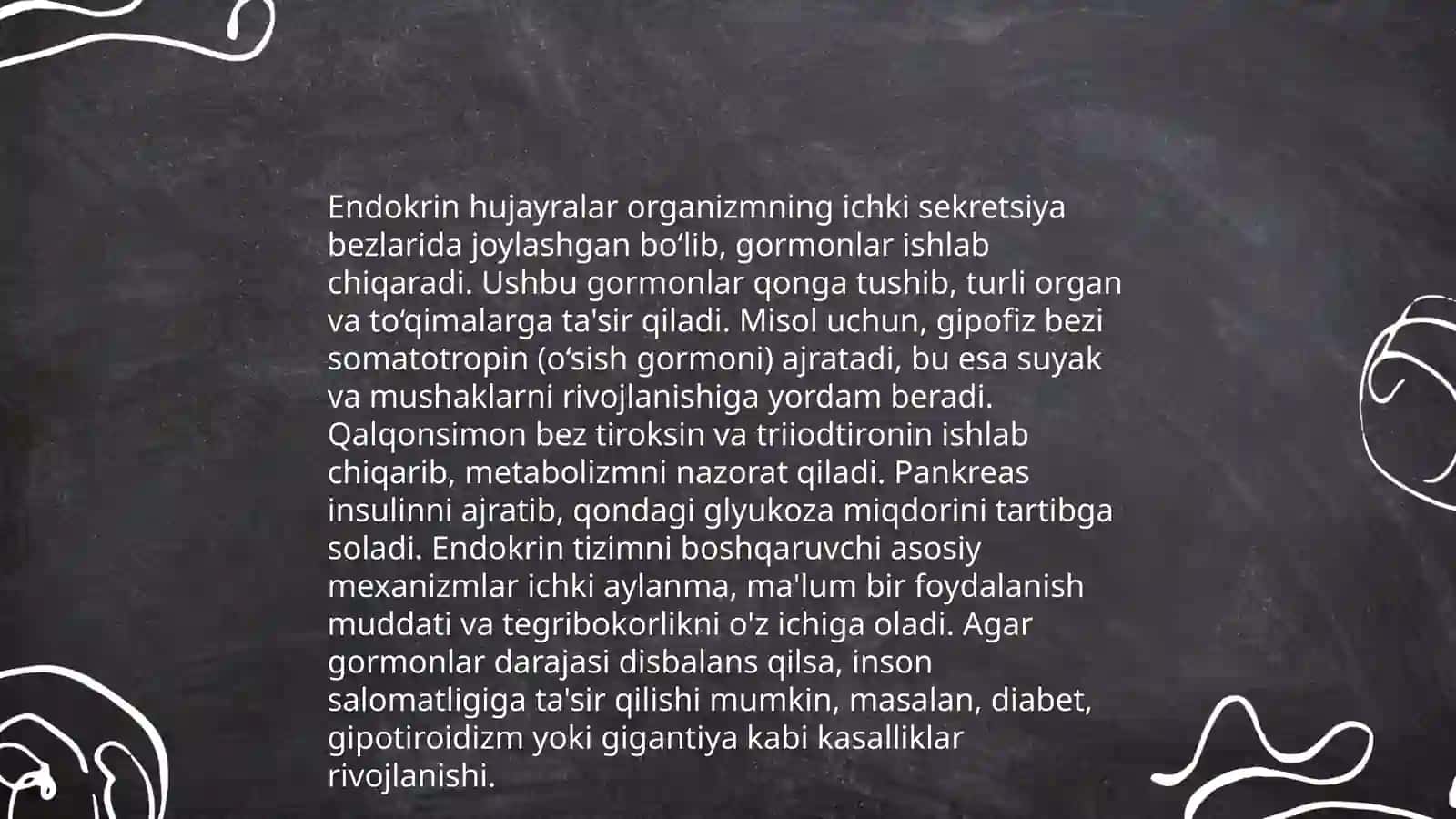 Me'da va ichak nayining endokrin hujayralari 4