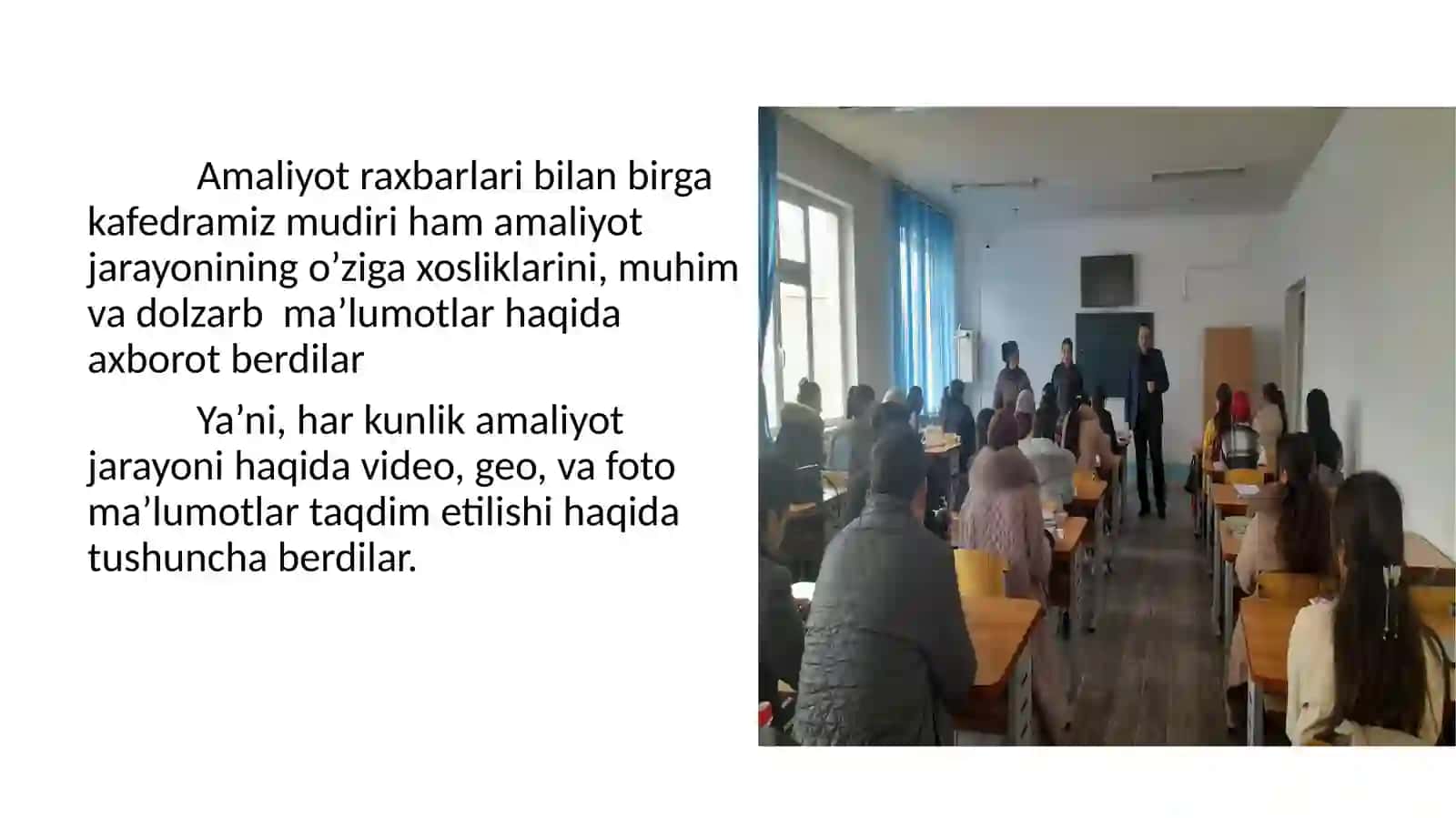 ZuxroningPedagogik amaliyot taqdimoti 4