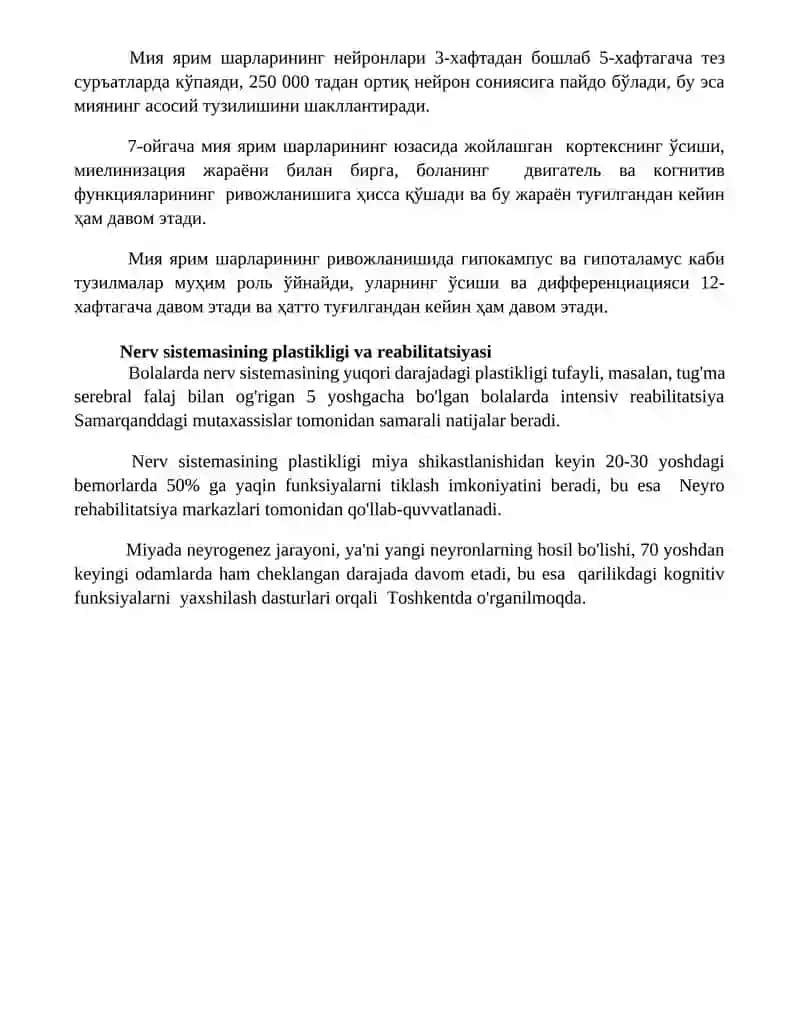 Asab tizimining ontogenezi 4