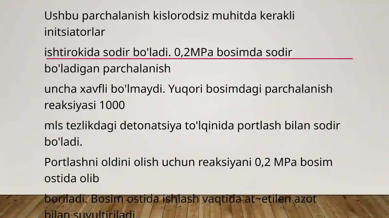 “Karbid”usulida atsetilen ishlab chiqarish texnologiyasi 4